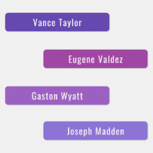 Lofi美的色防水名ラベル