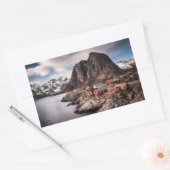 Lofoten Islands Norway長方形シール 長方形シール (封筒)