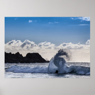 Lofoten Islands Seascape写真 ポスター