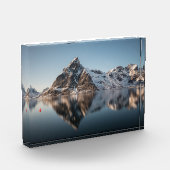 Lofoten Mountain Landscape写真 フォトブロック (左)