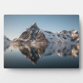 Lofoten Mountain Landscape写真 フォトプラーク (正面)