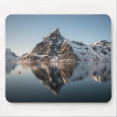 Lofoten Mountain Landscape写真 マウスパッド (正面)