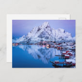 Lofoten Norvège ポストカード (正面/裏面)