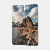 Lofoten Norway Hamnoy Landscape写真 メタルオーナメント (正面左)