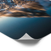 Lofoten Norway Mountain Landscape写真 ポスター (角)