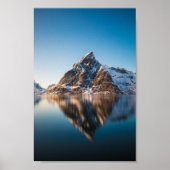 Lofoten Norway Mountain Landscape写真 ポスター (正面)