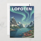 Lofoten Norway Travel ポストカード (正面/裏面)