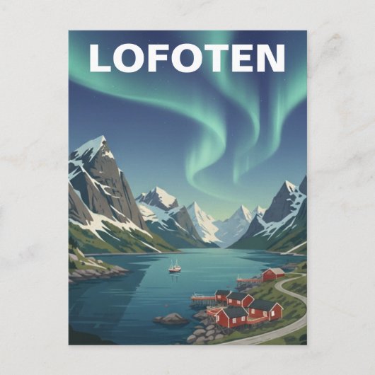 Lofoten Norway Travel ポストカード (正面)