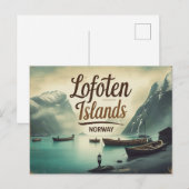 Lofoten Retro Vibes ポストカード (正面/裏面)