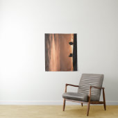 Lofoten Sunset Sheep自然写真 タペストリー (インサイチュ)