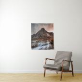 Lofoten Waterfall横の写真 タペストリー (インサイチュ)