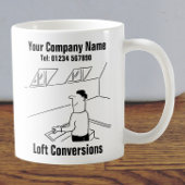 Loft変換の漫画をパーソナライズ コーヒーマグカップ