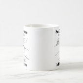 Loft変換の漫画をパーソナライズ コーヒーマグカップ (中央)