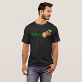 LOGグリーンの友達を見せて Tシャツ (正面フル)