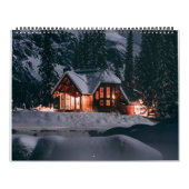 Log Cabin Whispers：リトリートの1年素朴。 カレンダー (カバー)