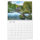 Log Cabin Whispers: A Year of Retreat 素朴 Cal カレンダー (3月 2027)