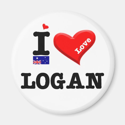 LOGAN – 大好き マグネット (正面)