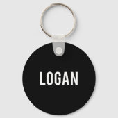 Logan - Cool New Funny Name Fan Gift Tee  キーホルダー (正面)