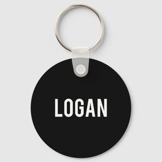 Logan - Cool New Funny Name Fan Gift Tee  キーホルダー (正面)