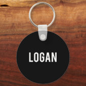 Logan - Cool New Funny Name Fan Gift Tee  キーホルダー (正面)