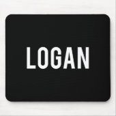Logan - Cool New Funny Name Fan Gift Tee  マウスパッド (正面)