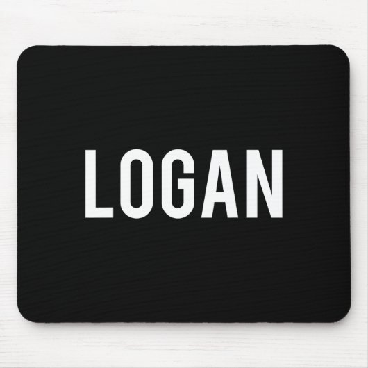 Logan - Cool New Funny Name Fan Gift Tee マウスパッド (正面)
