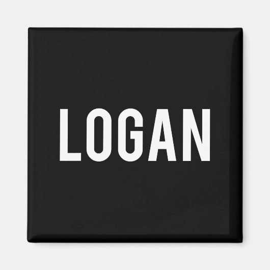 Logan - Cool New Funny Name Fan Gift Tee  マグネット (正面)