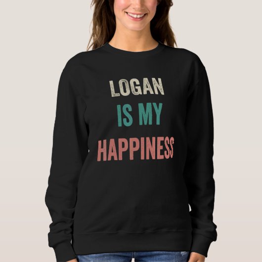 Logan Is My Happiness スウェットシャツ (正面)