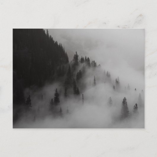 Logan Pass Glacier NPのクラウド ポストカード (正面)