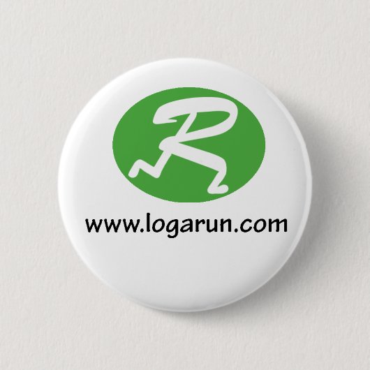 Logarun.com Pin 缶バッジ (正面)