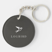 LOGBIRD - アクリルキーチェーン キーホルダー (裏面)