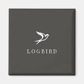 LOGBIRD - スクエアマグネット マグネット (正面)
