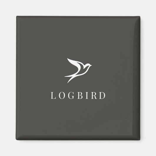 LOGBIRD - スクエアマグネット マグネット (正面)