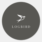 LOGBIRD - ステッカー (正面)