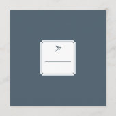 LOGBIRD - トラベルログカード（ネイビー） ノートカード (正面)