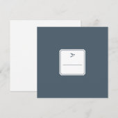 LOGBIRD — Travel Log Card (Navy) ノートカード (正面/裏面)