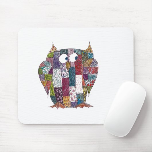LogCabinのフクロウ マウスパッド (マウス)