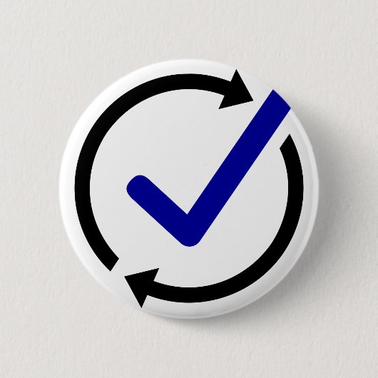 LogCheckボタン 缶バッジ (正面)