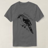 Loggerhead Shrike bird Tシャツ (デザイン正面)
