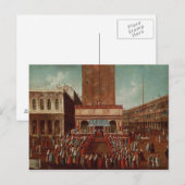 Loggetta, the Piazza Sanでの宝くじ ポストカード (正面/裏面)