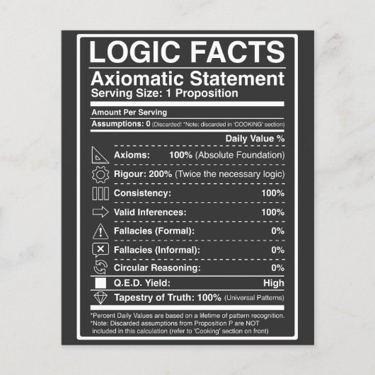 LOGIC_FACTS チラシ (正面)