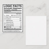 LOGIC_FACTS 名刺 (正面/裏面)