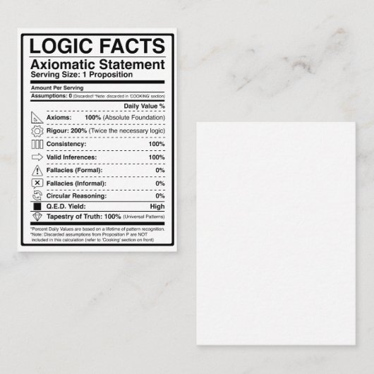 LOGIC_FACTS 名刺 (正面/裏面)