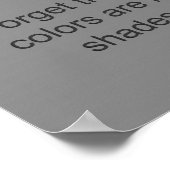 Logicolorチャートのポスター ポスター (角)