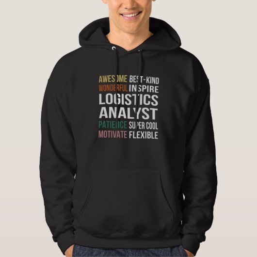 Logistics Analyst  Appreciation パーカ (正面)