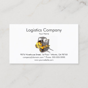 Logistics Companyの名刺のテンプレート 名刺