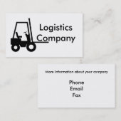 Logistics Company 名刺 (正面/裏面)