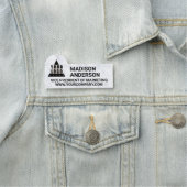 LogoあなたのMarble Cool Modern Companyのウェブサイト 名札 (インサイチュ)