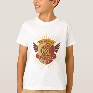 Logoハリー・ポッターシリーズ  Gryffindor QUIDDITCH™の大尉 Tシャツ