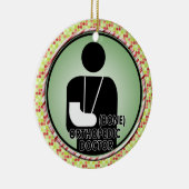 LOGO整形外科の(骨)博士 セラミックオーナメント (右)